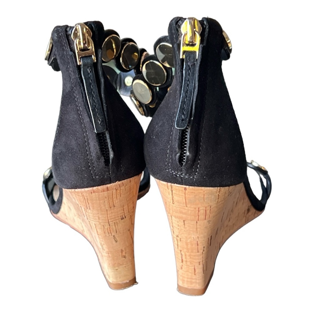 Vince Camuto VC Signature VI - Edolie Nero Sandals Size 6. - Picture 8 of 9